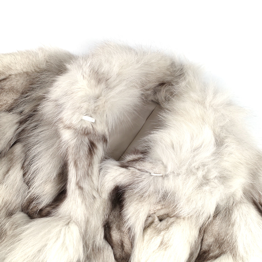 Fox fur coat